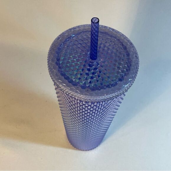 Starbucks rare collectible Studded Blue Ombre 24oz Plastic Cold Cup 2021 - Picture 5 of 11